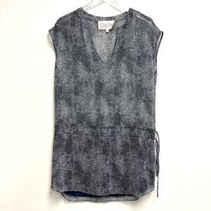 Rory Beca Sheer Cinched Waist Swim Cover Up Sz M